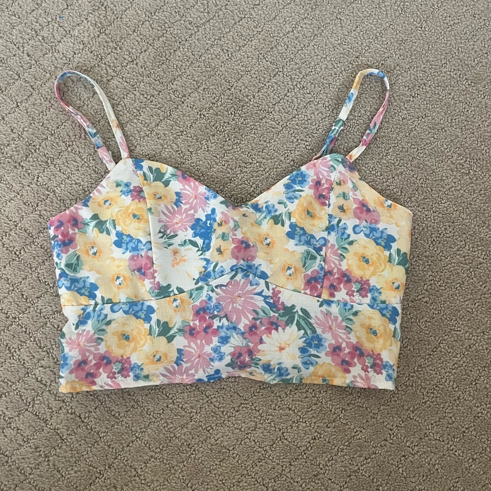 cider floral tank